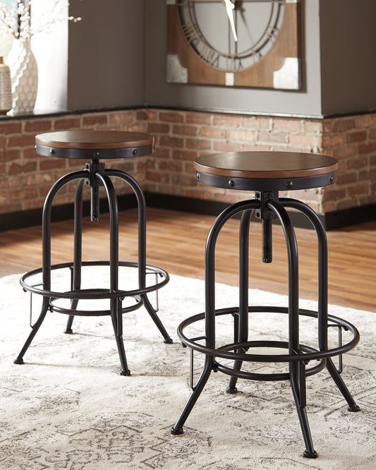Valebeck Swivel Barstool (2/CN)