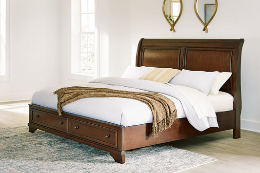 Trellington King Sleigh Storage Bed