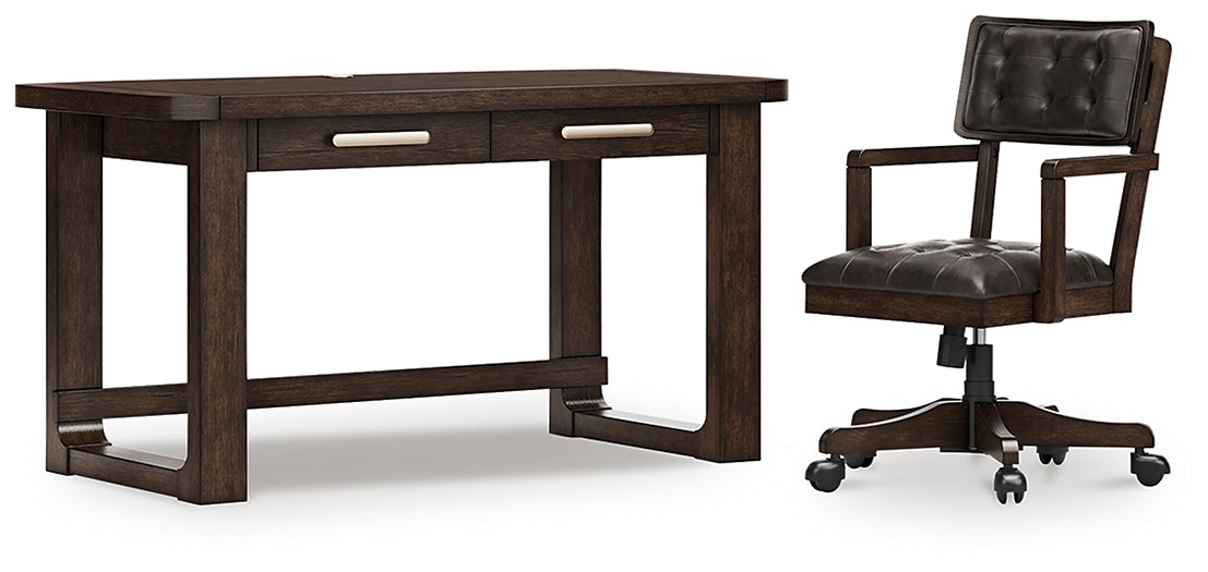 Breckington Home Office Desk with Chair
