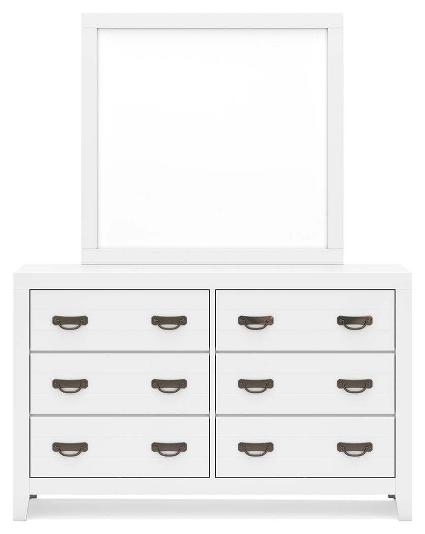 Binterglen Full Panel Bed, Dresser, Mirror, Chest and Nightstand