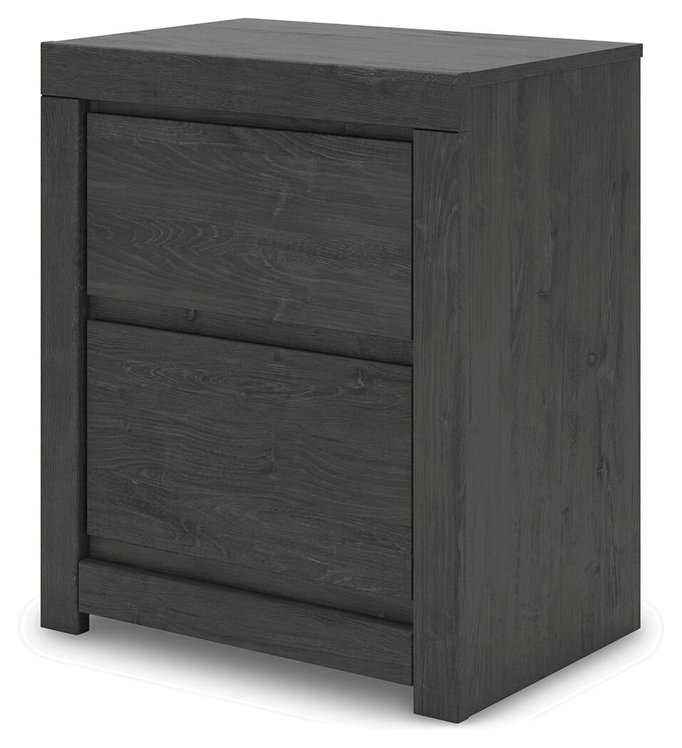 Fraluna King Panel Bed, Dresser, Mirror, Chest and Nightstand