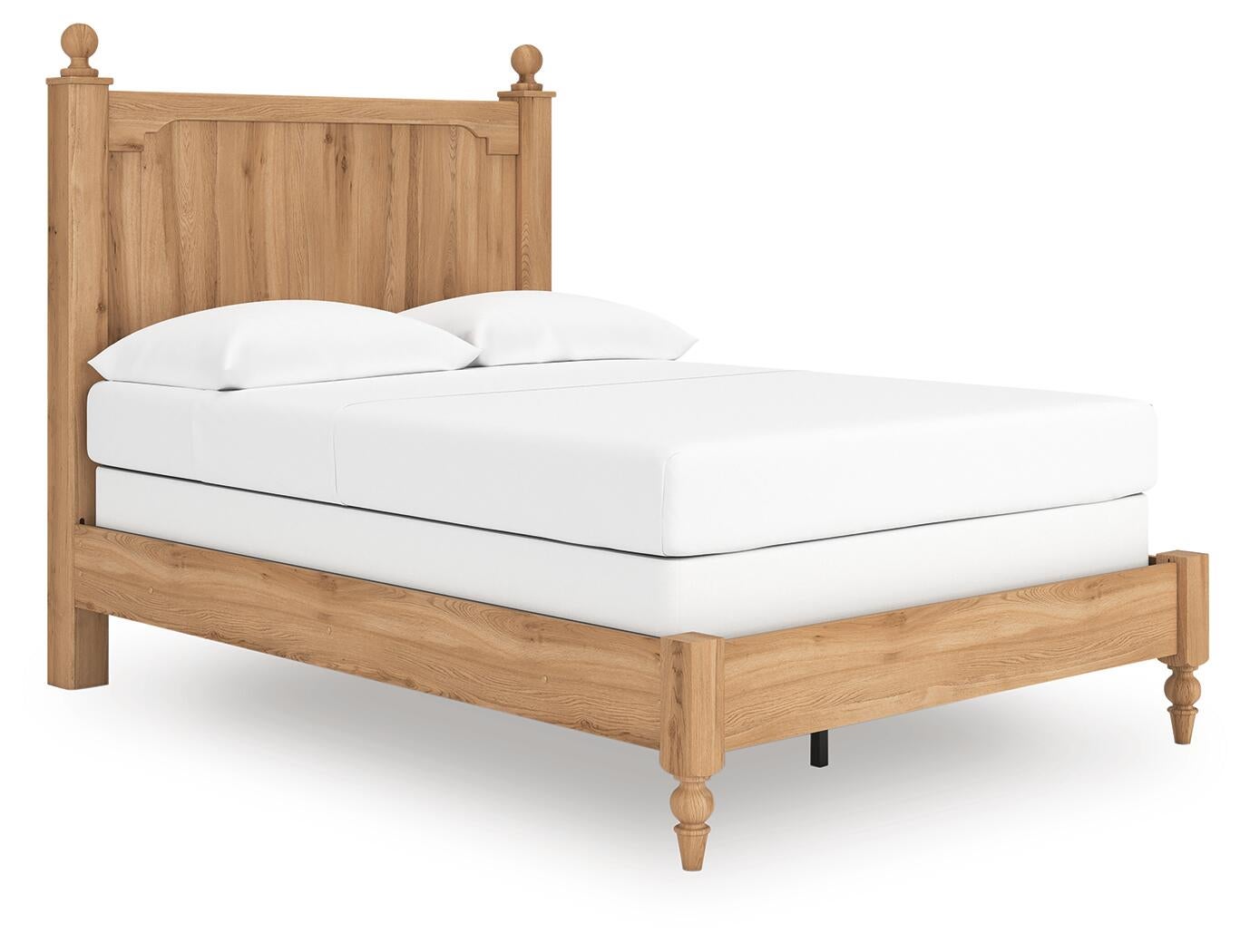 Aleaport Full Panel Bed with Mirrored Dresser