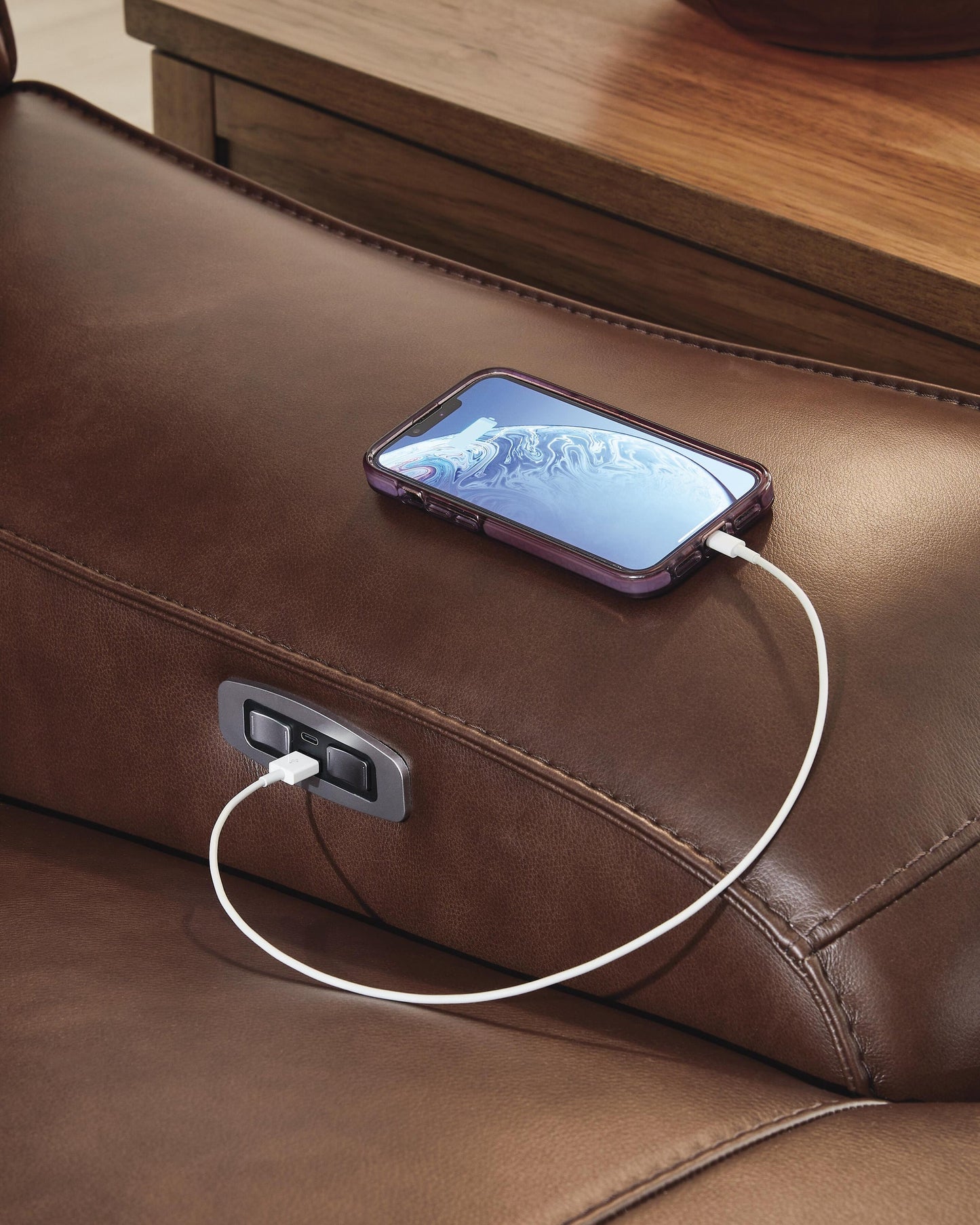 DeepWakes 4-Piece Reclining Sectional with Double Chaise