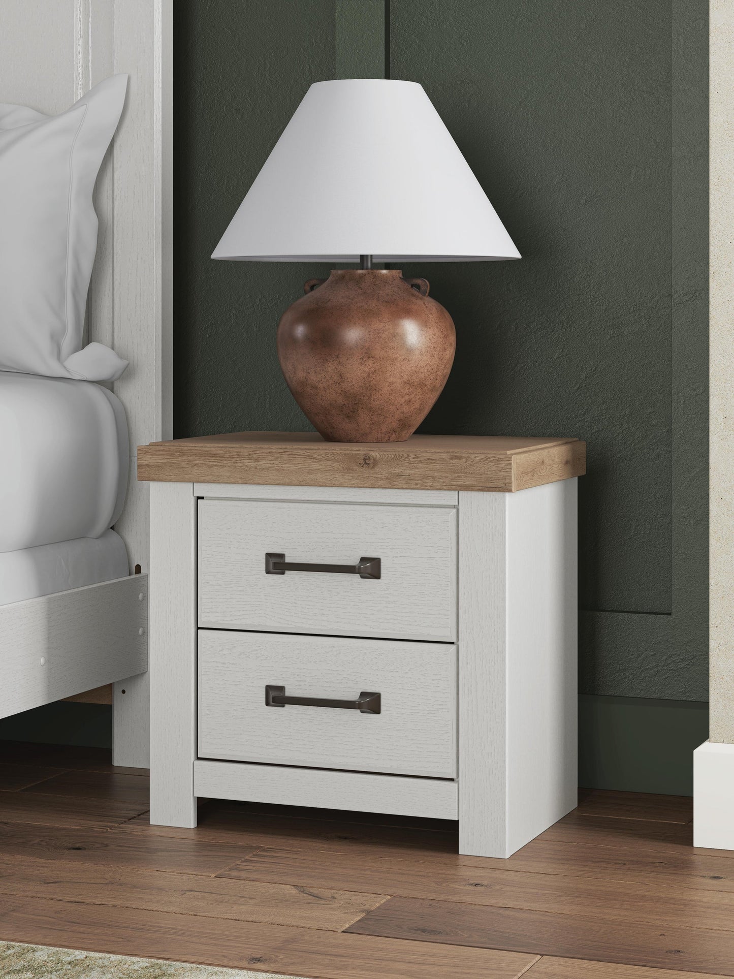 Savonport Queen Panel Bed. Dresser, Mirror and Nightstand