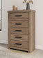Garistyn King Panel Storage Bed, Dresser, Mirror, Chest and Nightstand