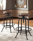 Valebeck Swivel Barstool (2/CN)