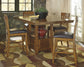 Ralene Counter Height Dining Table and 6 Barstools